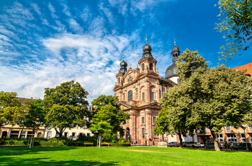 Wall Mural - Jesuit Church in Mannheim in Baden-Wuerttemberg, Germany