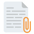 © iconixar - attach file document digital icon