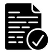 complete file document digital icon