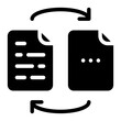 convert file document digital icon