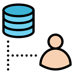 database user info member profile icon