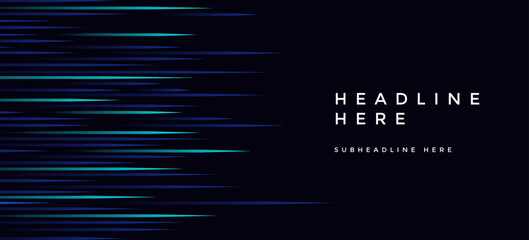 Blue Line Futuristic Modern Technology Speed Internet Connection Background Design Vector Template for Banner Brochure Flyer Presentation