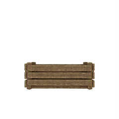 Wall Mural - wooden medieval crate