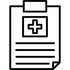 Canvas Print - Health Report Icon