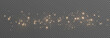 © Vitaliy - Vector magic glow. Sparkling light, sparkle dust png. Sparkling magical dust. Christmas light.