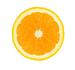 Wall Mural - fresh orange isolated on transparent background with png.