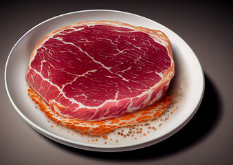 Wall Mural - Raw beef meat. fresh raw beef steak. Fillet of beef. Healthy food concept.