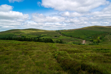 Wall Mural - Foothills of Comeragh Mountains