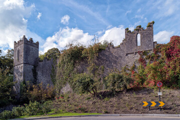 Wall Mural - Tower and walls of a castle