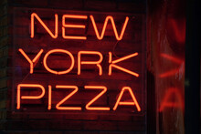 New York Pizza Red Neon Sign