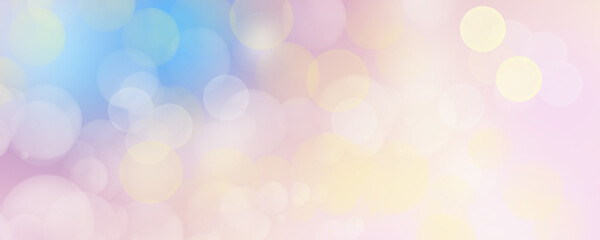 Wall Mural - Pastel shades bokeh abstract backgorund
