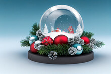 This December, Couples In Love Will Want To Celebrate With A Snow Globe Filled With Red Hearts. For An Invitation, Simply Use The Enclosed Card.