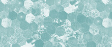 Flower Azulejos Lisbon Patterns. Portugal Geometric Ceramics. Vector Arabesque Texture Background. Floor Tile Oriental Spain Collection Seamless Textures. Green Tile