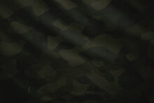 Dark Green Forest Military Camouflage Pattern On Waterproof Durable Mesh Material