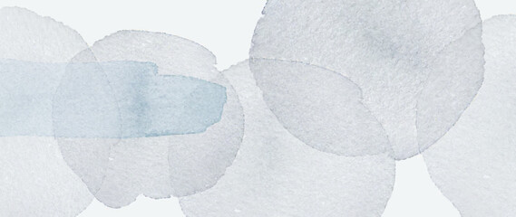 Wall Mural - watercolor vector. background with blue brush, sky watercolor, round spots. watercolor texture, air 