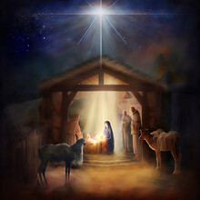 Christmas Nativity Scene 