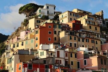 Canvas Print - houses in island