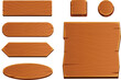 © Vuang - Wood textured game buttons