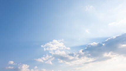 Wall Mural - blue sky with clouds