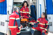 © zinkevych - Paramedical team involved in a conversation before their shift