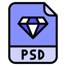 Psd File Format Extension Icon