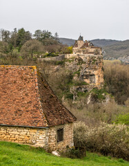 Poster - Architecture traditionnelle à Lacave, Lot, France