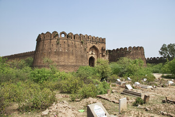 Sticker - Rohtas Fort, Qila Rohtas fortress in province of Punjab, Pakistan