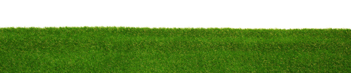 Sticker - Green grass field isolated on white