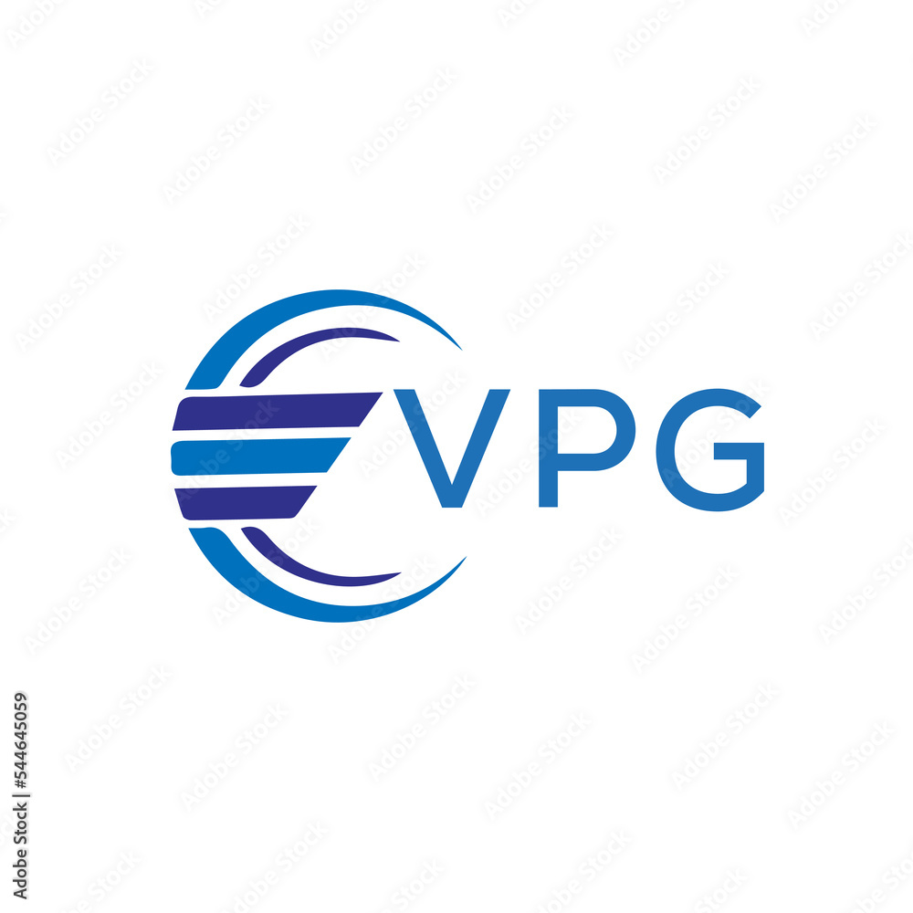 VPG letter logo. VPG blue image on white background. VPG vector logo design for entrepreneur and business. VPG best icon.