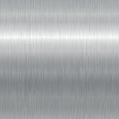 Wall Mural - Seamless brushed metal texture. Vector steel background with scratches.