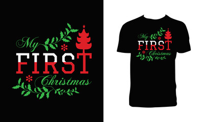 Poster - Christmas Vector Tee Design 