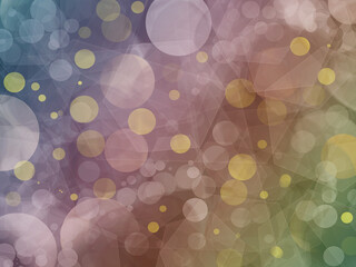 Wall Mural - abstract colorful bokeh illustration background