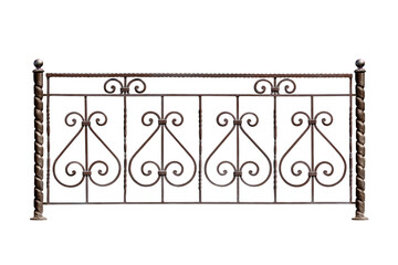 Wall Mural - Decorative iron fencing.