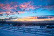 Arvada Sunset Colorado Winter