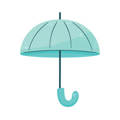 Poster - blue umbrella accessory