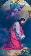 Jesus Garden Gethsemane Painting Peter's Chapel Church Basilica Lucerne Switzerland