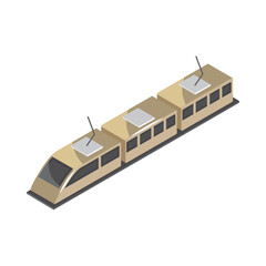 Poster - isometric train transport