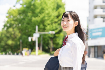 Wall Mural - 女子学生　制服