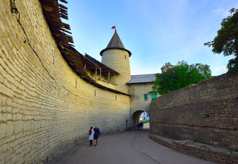 Wall Mural - The Old Russian Pskov Kremlin