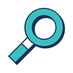 Poster - magnifying glass icon