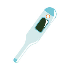 Sticker - digital thermometer medical