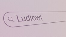 Search Bar Ludlow 
Close Up Single Line Typing Text Box Layout Web Database Browser Engine Concept
