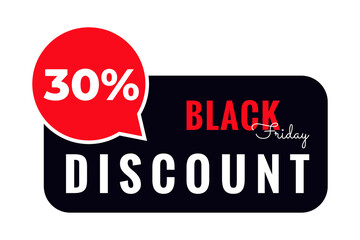 Wall Mural - black friday sale label tag. template for brochure, banner, cover, booklet, print, flyer, card, ad, 