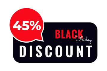 Wall Mural - black friday sale label tag. template for brochure, banner, cover, booklet, print, flyer, card, ad, 