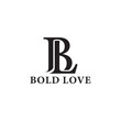 Abstract initial letter BL or LB logo in black color isolated in white background applied for online jewelry store logo also suitable for the brands or companies have initial name LB or BL.