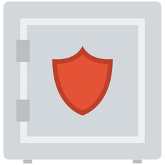 Sticker - Cash Safety Vector Icon