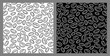 © MoreVector - Seamless pattern coffee beans. Vector vintage black engraving