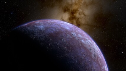 planets and galaxy, science fiction wallpaper. beauty of deep space. billions of galaxy in the unive