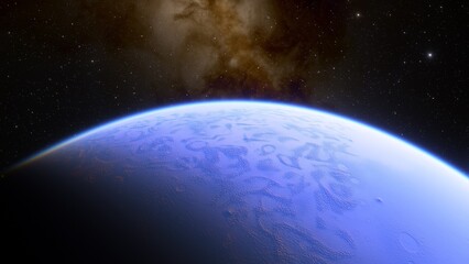 planets and galaxy, science fiction wallpaper. beauty of deep space. billions of galaxy in the unive