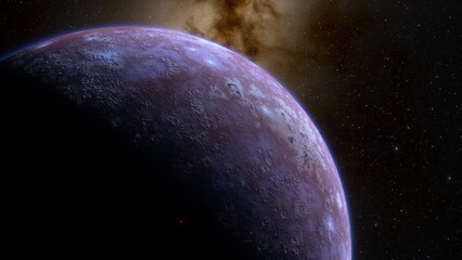planets and galaxy, science fiction wallpaper. beauty of deep space. billions of galaxy in the unive